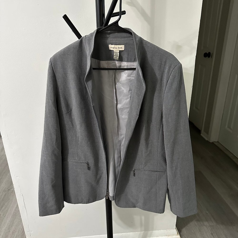 Amanda Smith Grey Blazer